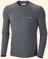 Columbia Férfi Aláöltöző Men's Midweight Long Sleeve Top-Graphite