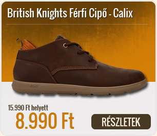  British Knights Férfi Cipő Calix - B38-3653-04-DK_Brown-Cognac