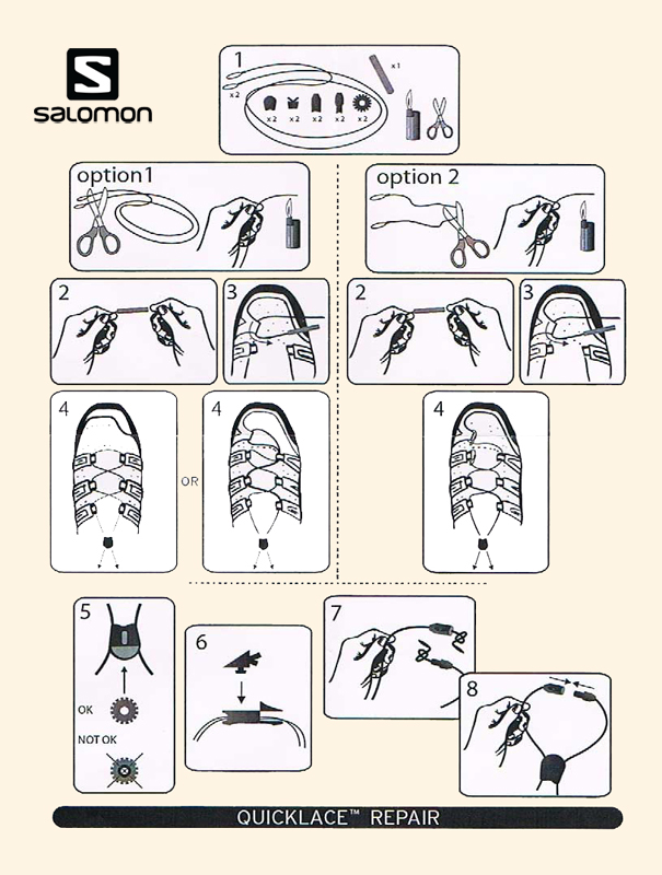 Salomon Cipőfűző Quicklace Kit 